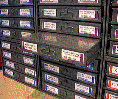 Slide racks stacked w/drawers